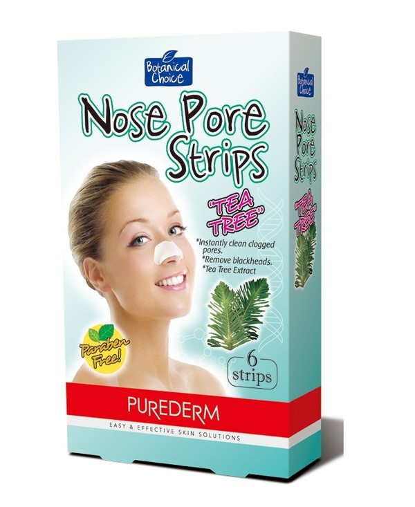 Nose Pore Strips Tea Tree Oczyszczające plastry na nos