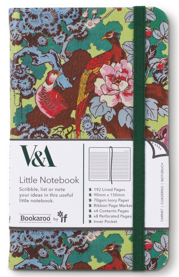 Notatnik a6 v&a bookaroo journal pocket sundour pheasant