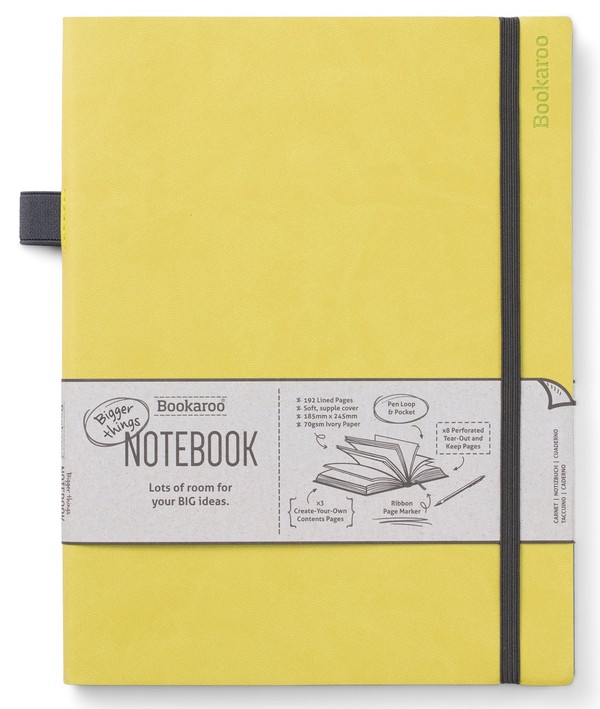 Notatnik bookaroo journal duży limonkowy