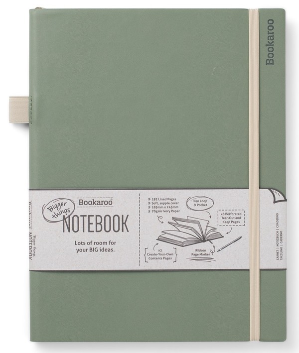 Notatnik bookaroo journal duży zielony