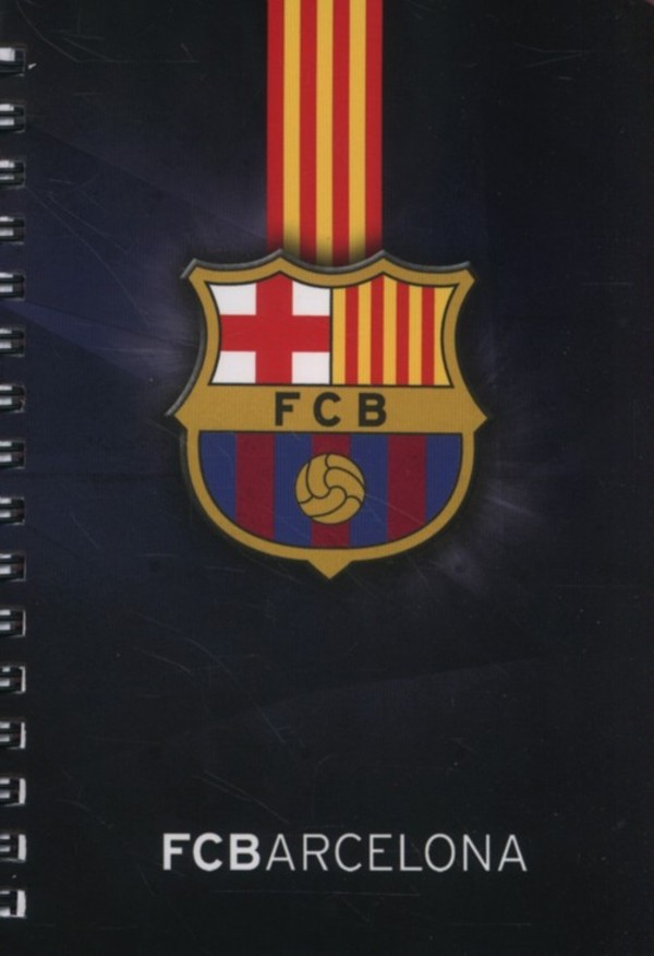 Notes spiralny A6 FC Barcelona 80 kartek 10 sztuk