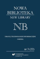 Nowa Biblioteka. New Library. Usługi, technologie informacyjne i media 2016, nr 3 (22) - 08