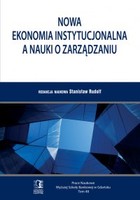 Okładka:Nowa ekonomia instytucjonalna a nauki o zarządzaniu 