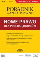 Nowe prawo dla przedsiębiorców - pdf Poradnik Gazety Prawnej 4/2018