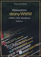 Okładka:Nowoczesne strony WWW. HTML5, CSS3, Wordpress 