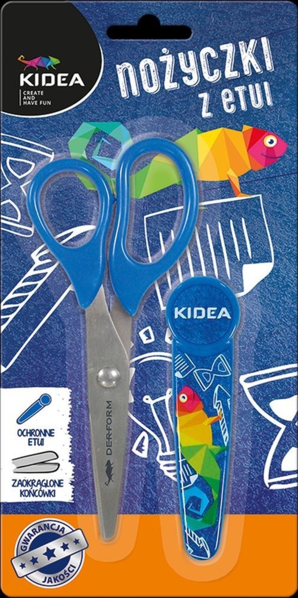 Nożyczki z etui Kidea