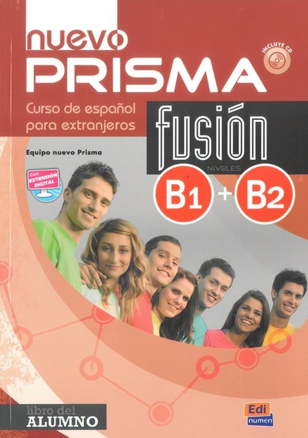 Nuevo Prisma fusion nivels B1 + B2. Libro del alumno Podręcznik + CD