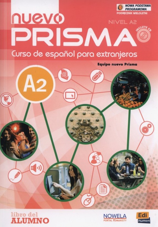 Nuevo Prisma nivel A2. Libro del alumno. Podręcznik + CD