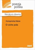 O ciche pola Literatura dawna