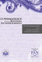 O pedagogice Profesora Bogdana Suchodolskiego - pdf