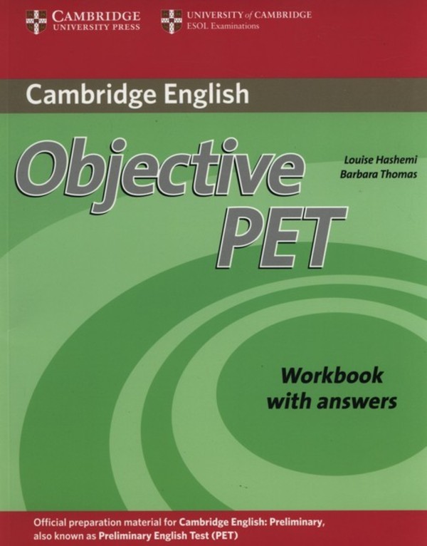 Objective PET. Workbook Zeszyt ćwiczeń + answers (z kluczem) Second edition