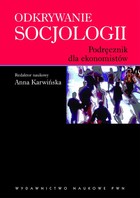 Okładka:Odkrywanie socjologii Podręcznik dla ekonomistów 
