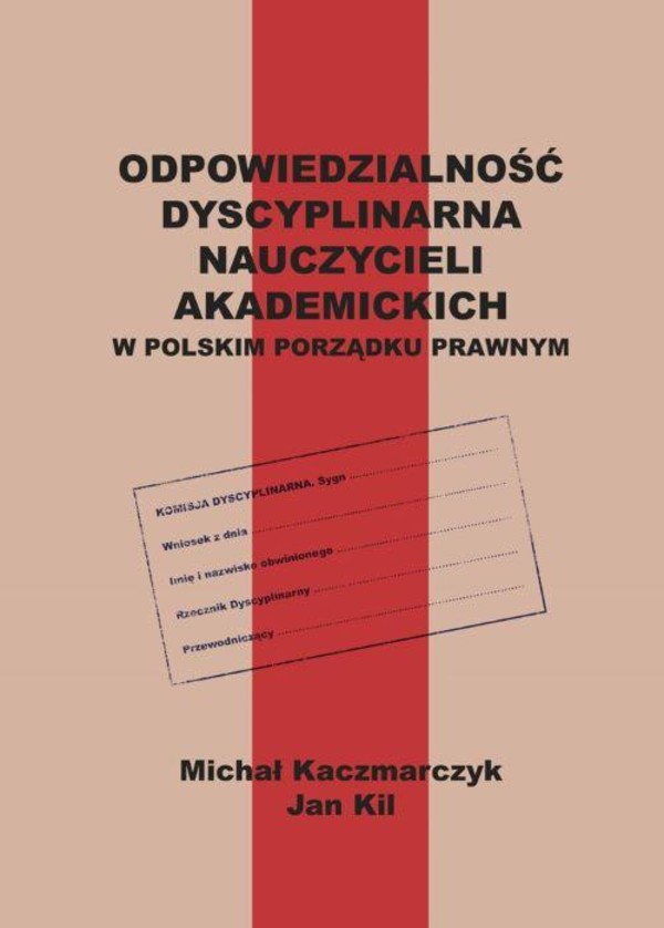 Odpowiedzialność dyscyplinarna nauczycieli akademickich w polskim porządku prawnym - pdf