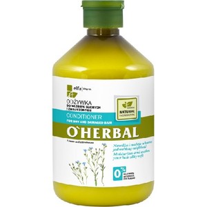 O'Herbal Odżywka do włosów suchych i zniszczonych z lnem