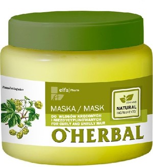 O'Herbal Maska do włosów kręconych i niezdyscyplinowanych