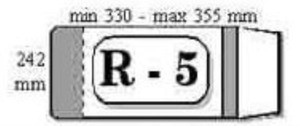 Okładka książkowa regulowana R-5 50 sztuk