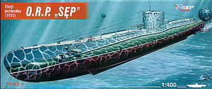 Okręt Podwodny Sęp 1955 Skala 1:400