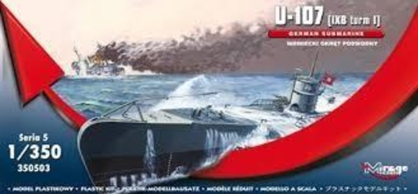 Model Okręt Podwodny U-107