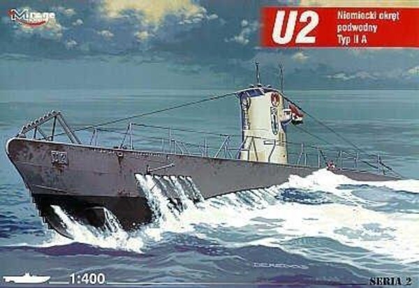 Model do złożenia Okręt Podwodny U-2