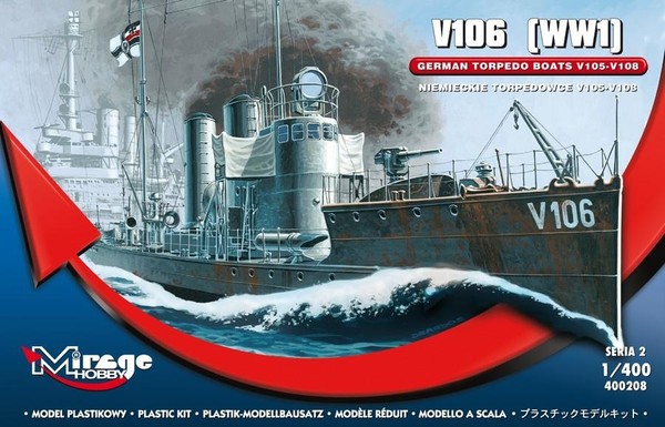 Model do sklejania Okręt Torpedowy V 106 Niemiecki