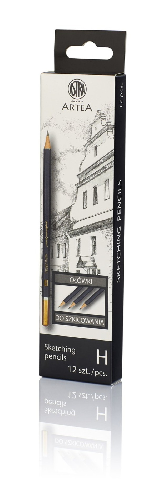 Ołówek do szkicowania H Artea 12 sztuk