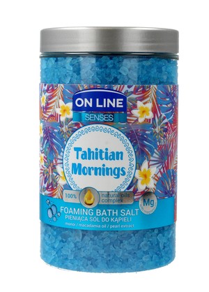 Senses Tahitian Mornings Pieniąca Sól do kąpieli