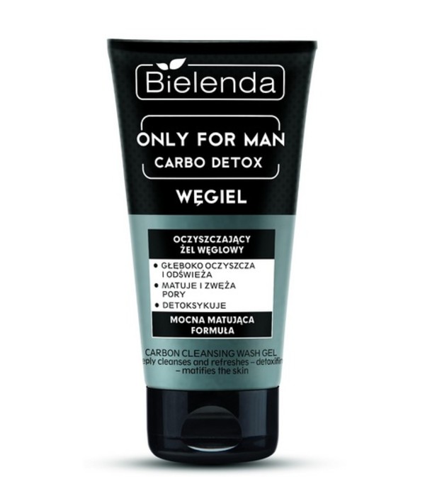 Only for Man Carbo Detox Żel oczyszczający do mycia twarzy z węglem