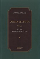 Opera Selecta Polska w Europie nowożytnej - pdf Studia i szkice Tom 5