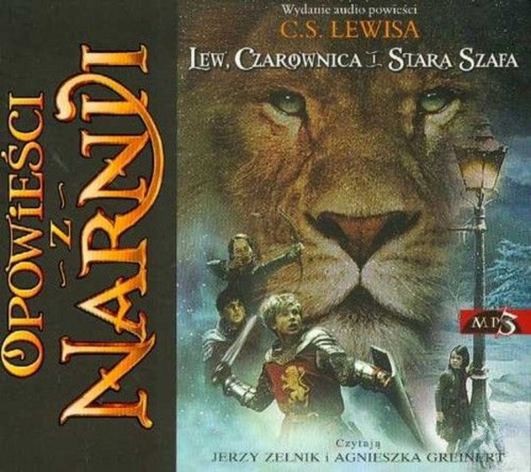 Opowieści z Narnii Lew, Czarownica i stara szafa Audiobook CD MP3 Tom 1