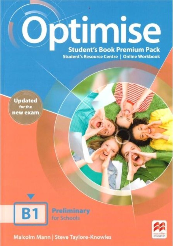 Optimise B1 Update edition. Student`s Book + eBook + kod + Workbook online po podstawówce, 4-letnie liceum i 5-letnie technikum