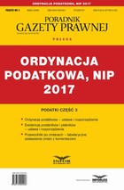 Ordynacja podatkowa, NIP 2017 - pdf