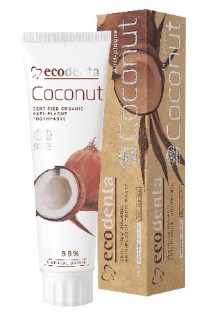 Organic Coconut Pasta do zębów przeciw kamieniowi
