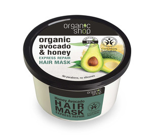 Awokado i miód Organiczna maska wzmacniająco-regenerująca do włosów