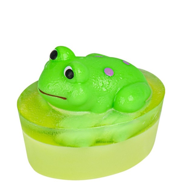 Mydło glicerynowe z zabawką Żaba - zielone