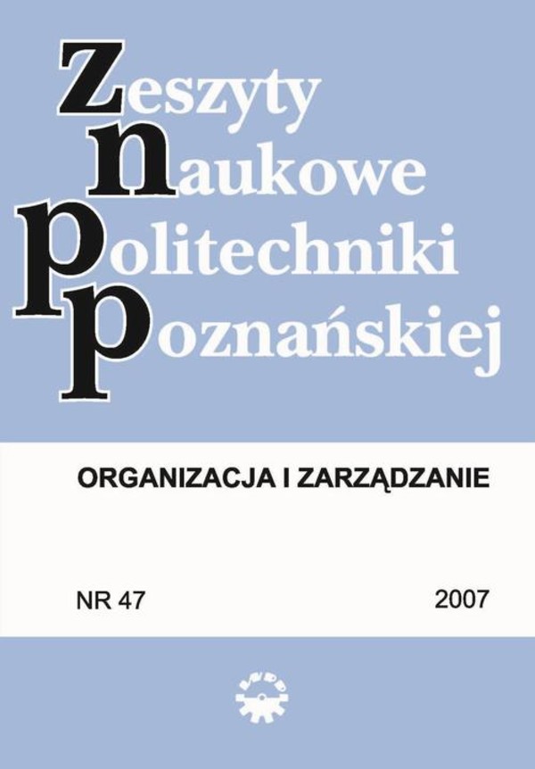 Organizacja i Zarządzanie, 2007/47 - pdf