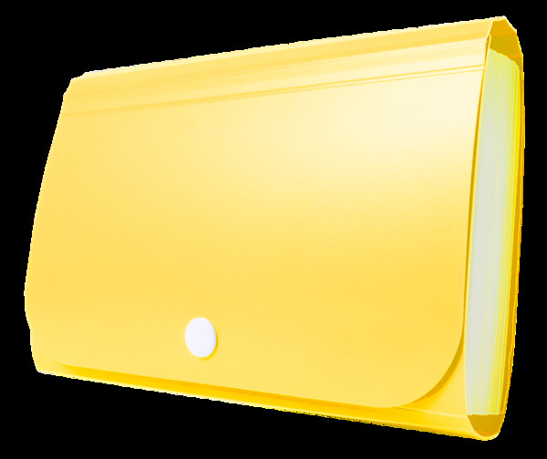 Organizer harmonijkowy mini pp żółty