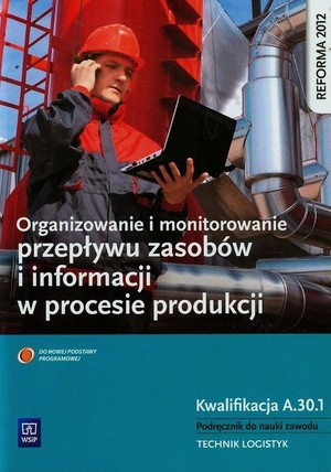 Organizowanie i monitorowanie przepływu zasobów i informacji w procesie produkcji. Kwalifikacja A.30.1. Podręcznik do nauki zawodu technik logistyk