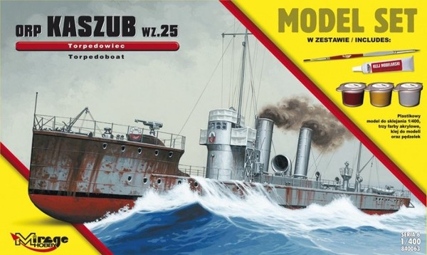 ORP `Kaszub` 1935 (Polski Okręt Torpedowy) Skala 1:400