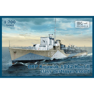 ORP Kujawiak 1942 Hunt II class dest Skala 1:700