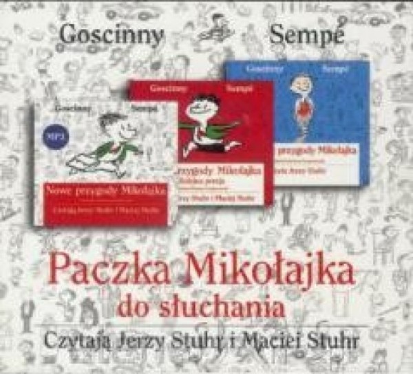 Paczka Mikołajka do słuchania Audiobook CD Audio