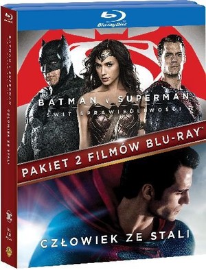 Pakiet 2 filmów: Batman v Superman: Świt sprawiedliwości/ Człowiek ze stali (2 BD)