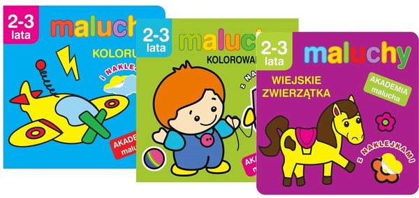 Akademia malucha 2-3 lata: Kolorowanka / Wiejskie zwierzątka / Koloruję