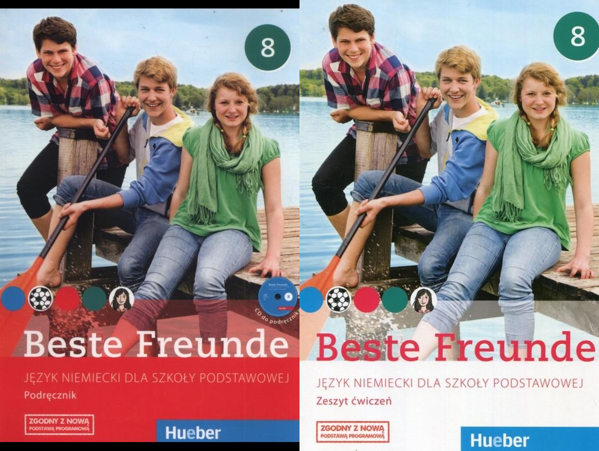 Beste Freunde 8. Podręcznik wieloletni i zeszyt ćwiczeń do języka niemieckiego. Szkoła podstawowa