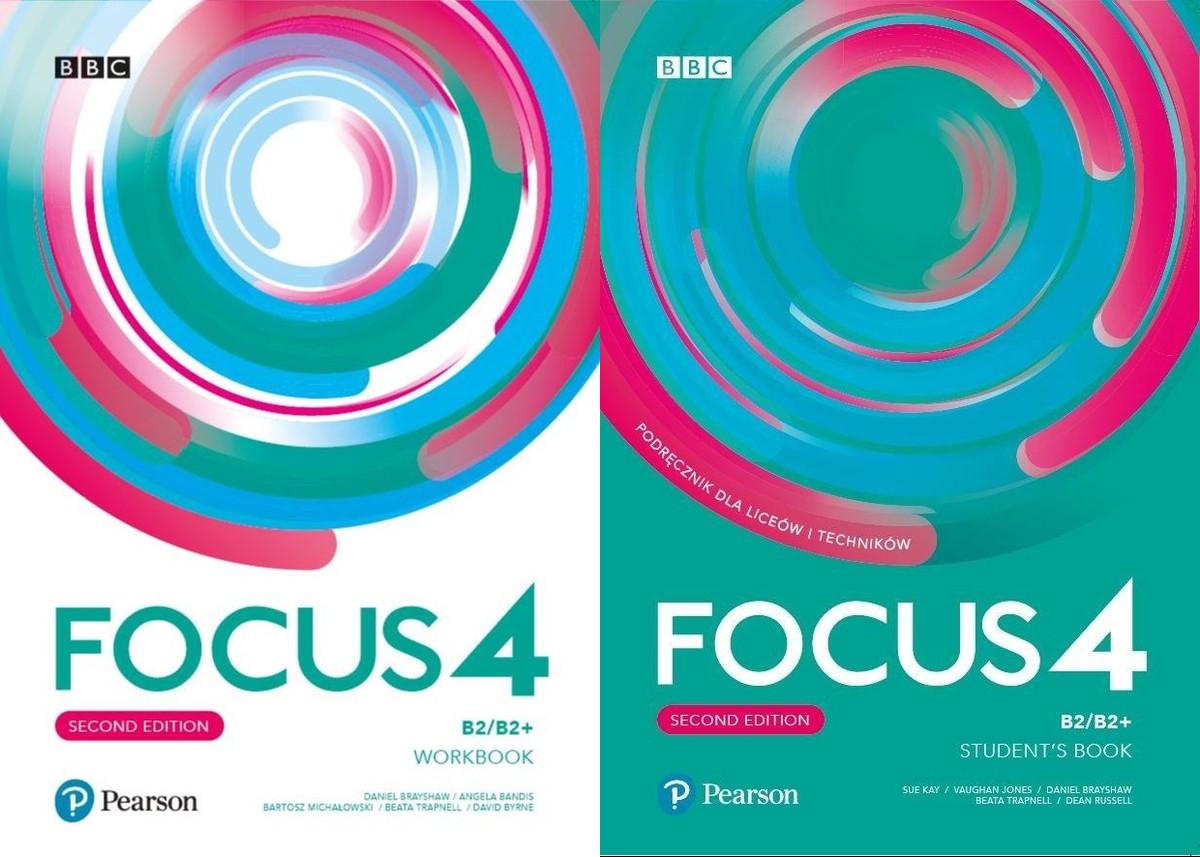 Focus Second Edition 4. Podręcznik + kod (Digital Resources + Interactive eBook) i zeszyt ćwiczeń + kod (Interactive Workbook). Szkoła ponadpodstawowa