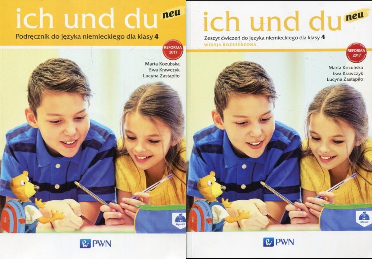 Ich und du neu 4. Podręcznik + CD i zeszyt ćwiczeń (wersja rozszerzona) do języka niemieckiego. Szkoła podstawowa