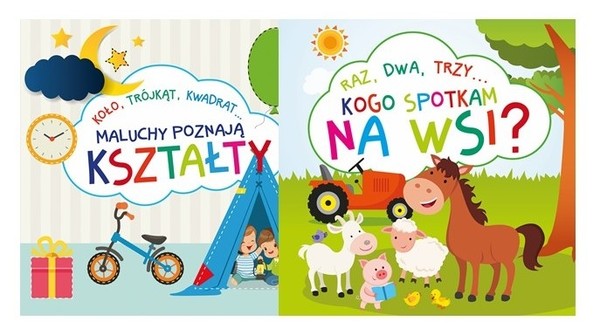 Kogo spotkam na wsi / Maluchy poznają kształty