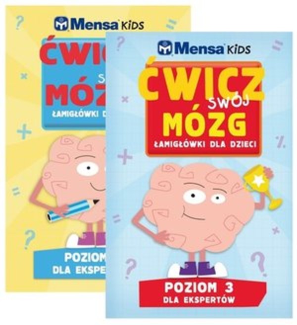 Mensa Kids: Ćwicz swój mózg. Łamigłówki dla dzieci Poziom 3-4