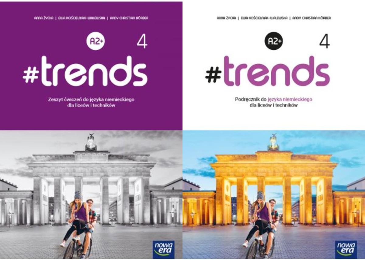 #trends 4. Podręcznik i zeszyt ćwiczeń do języka niemieckiego dla liceum i technikum. Poziom A2+. Szkoła ponadpodstawowa
