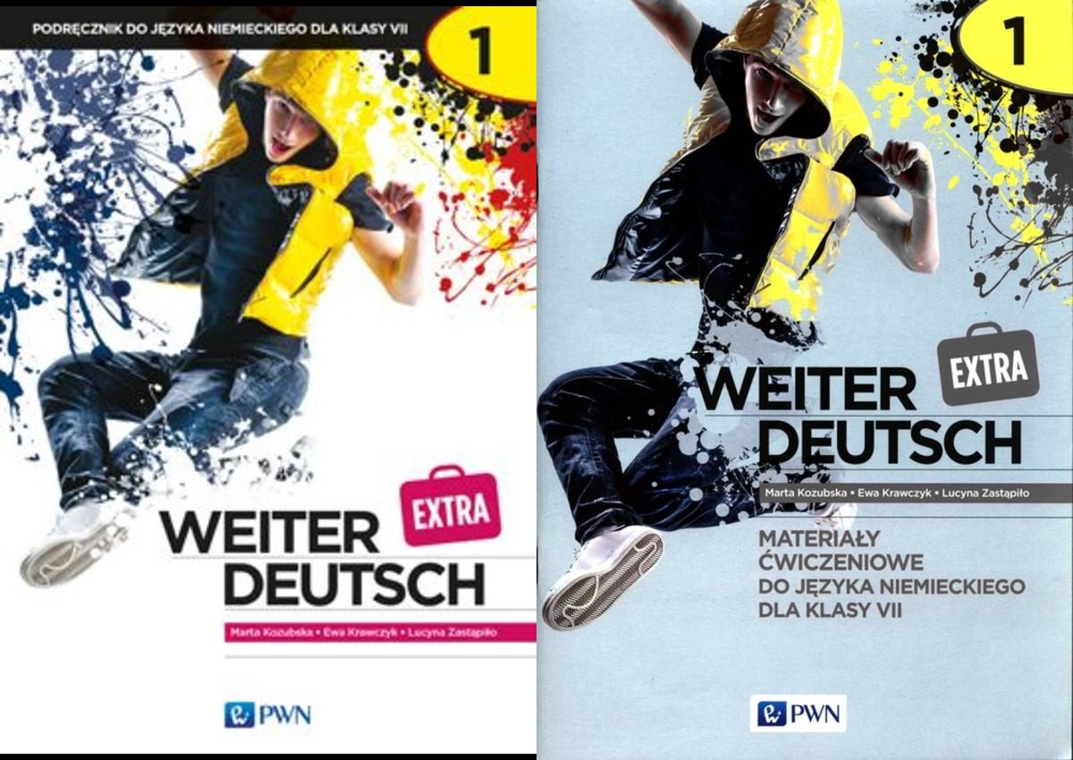 Weiter Deutsch 1 EXTRA. Klasa 7. Podręcznik i zeszyt ćwiczeń do języka niemieckiego. Szkoła podstawowa