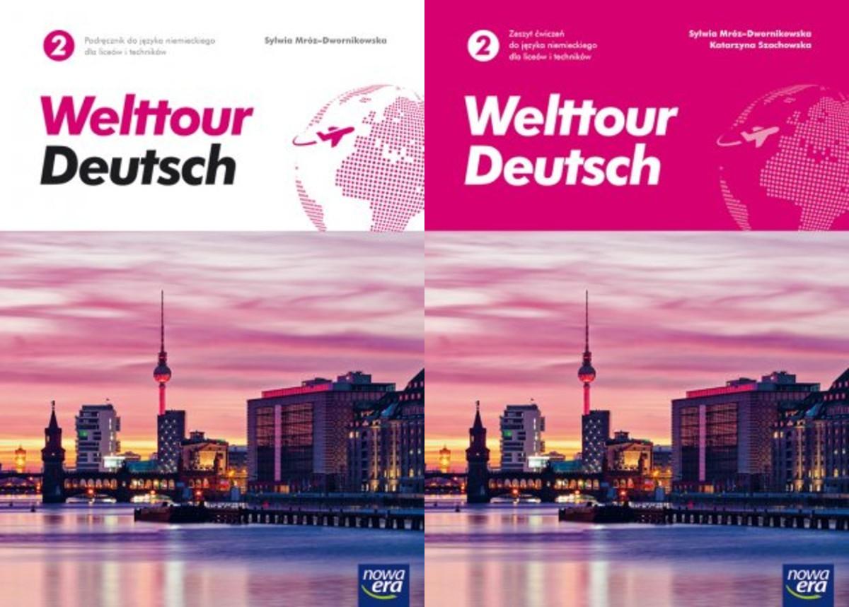 Welttour Deutsch 2. Podręcznik i zeszyt ćwiczeń do języka niemieckiego dla liceum i technikum. Poziom A2. Szkoła ponadpodstawowa